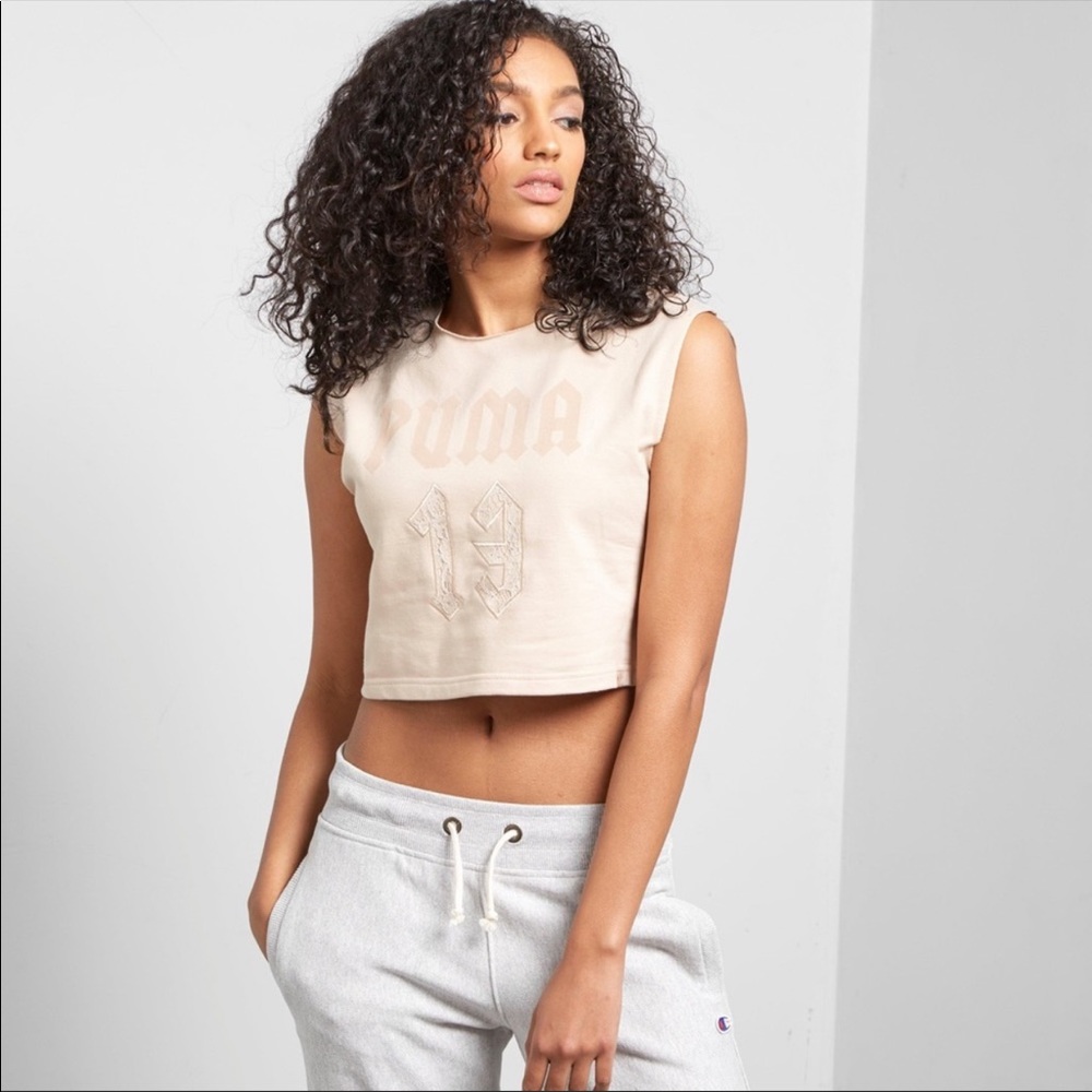 Puma Fenty by Rihanna Sleeveless Cropped Tank
